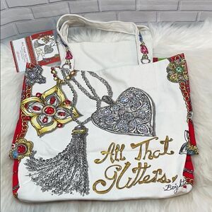 Brighton All‎ That Glitters Christams Holiday Tote